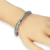 Flex Energie Magnetarmband Edelstahl silber # 439 in S/M oder L/XL – Bild 3