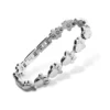 Pfote Design Fashion Magnetarmband mit Swarovski Crystals silber # 2153