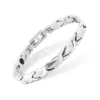 3in1 Magnetarmband # 8033 silber hochglanz - matt S/M oder L/XL