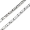 3in1 Magnetarmband # 8033 silber hochglanz - matt S/M oder L/XL – Bild 2