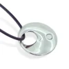 Möbius - Schleife Designer Magnetschmuck Kette silber massiv – Bild 2