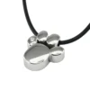 Pfote Design Magnetschmuck Kette Anhänger Paw Pendant mit Silikonkette #714
