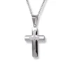 Kruzifix silber TRX Kreuz Kette schlicht elegant massiv # 2614
