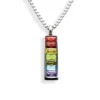 Brazil Rainbow Kette mit Swarovski Edelsteinen silber