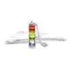 Brazil Rainbow Kette mit Swarovski Edelsteinen silber – Bild 2