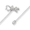 Power Magnetstab Salamander mit Swarovski Crystal – Bild 2